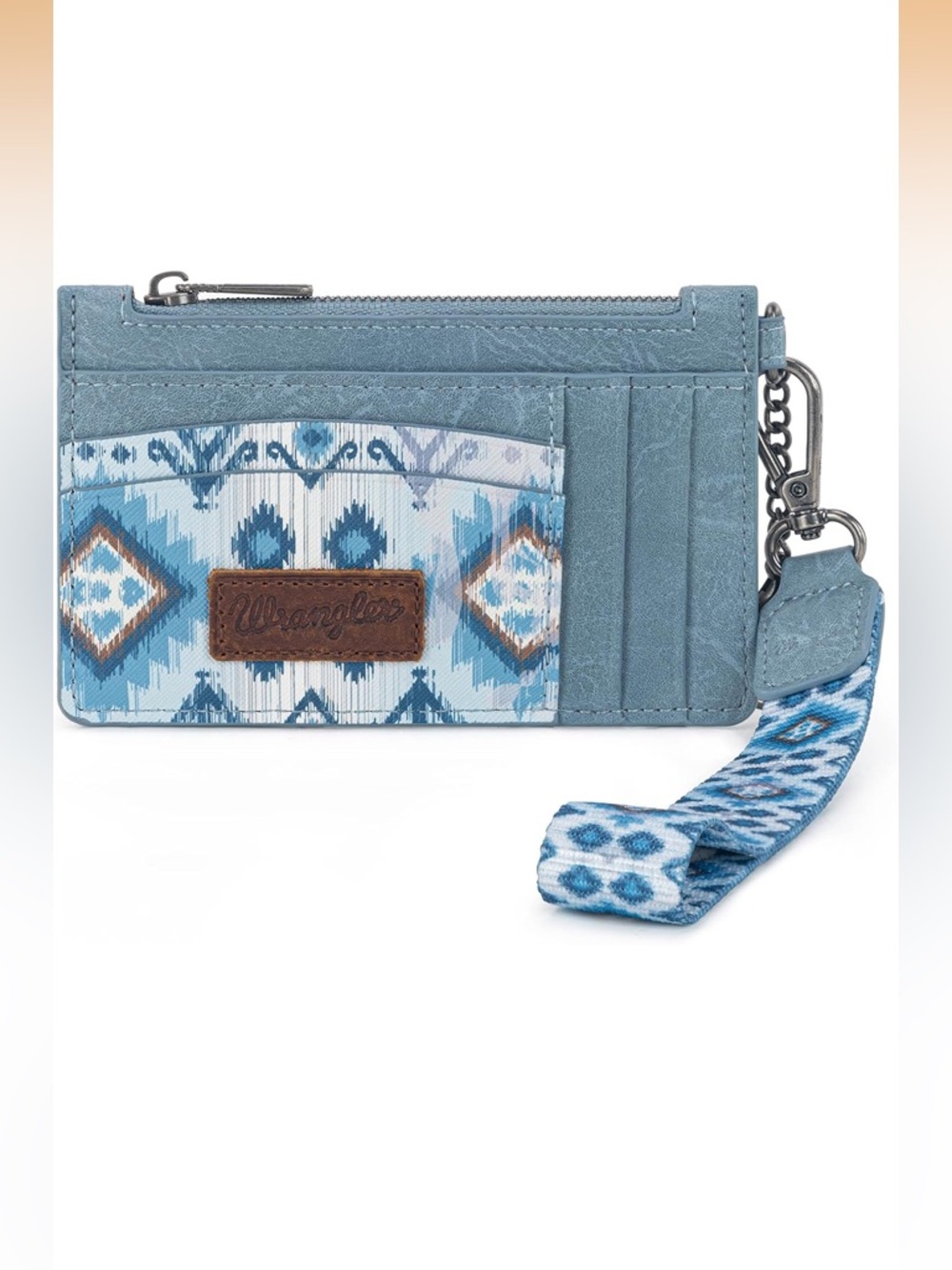 Wrangler Aztec Patterned Wallet Card Holder Wristlet